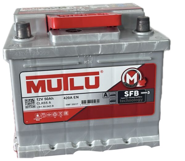 מצבר 50 אמפר MUTLU